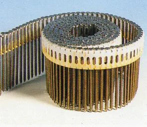 Coilnägel, drahtgebunden